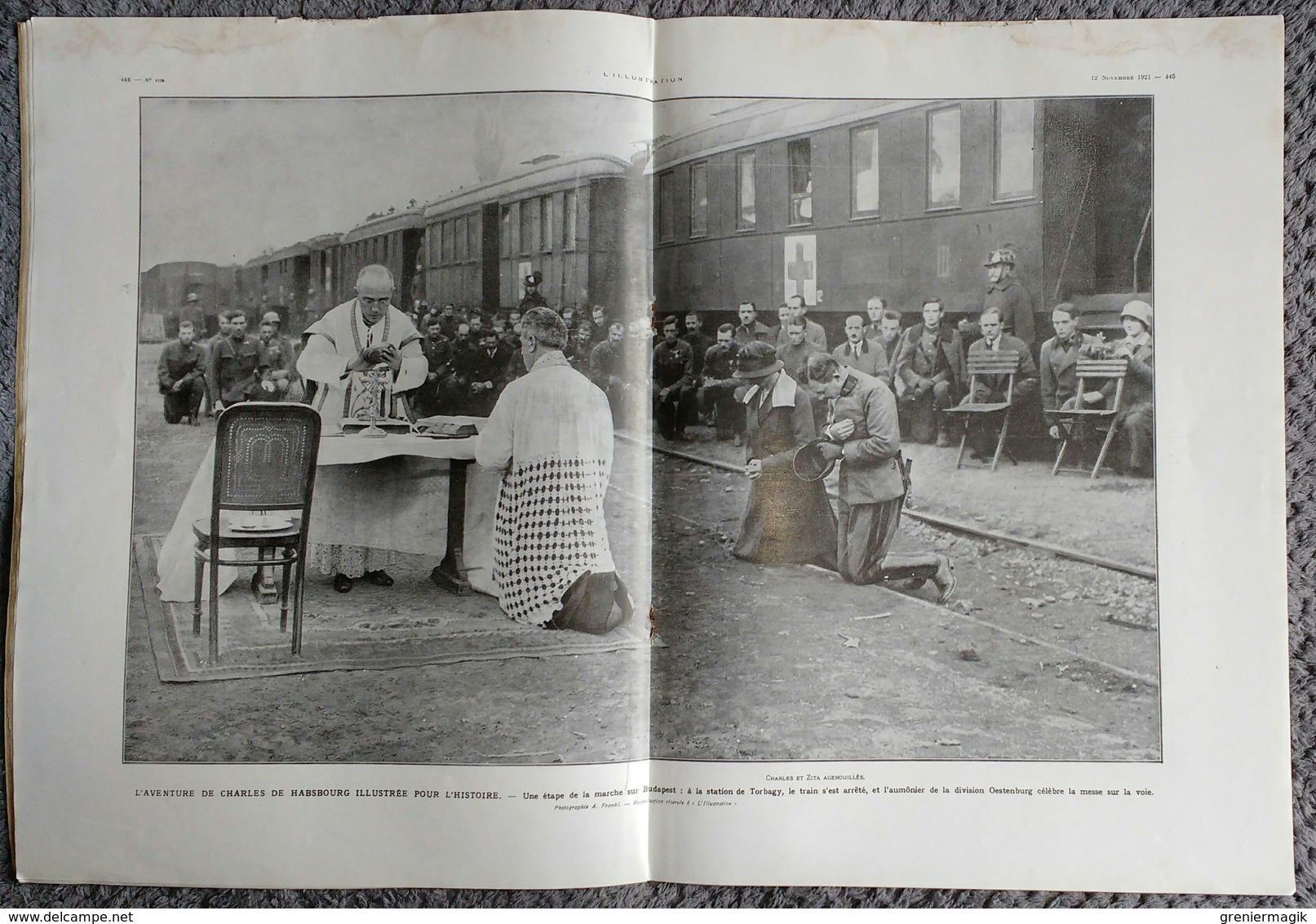 L'Illustration 4106 12 novembre 1921 Landru/Clément Ader/Charles de Habsbourg/Georges Villa/Rabelais à Montpellier