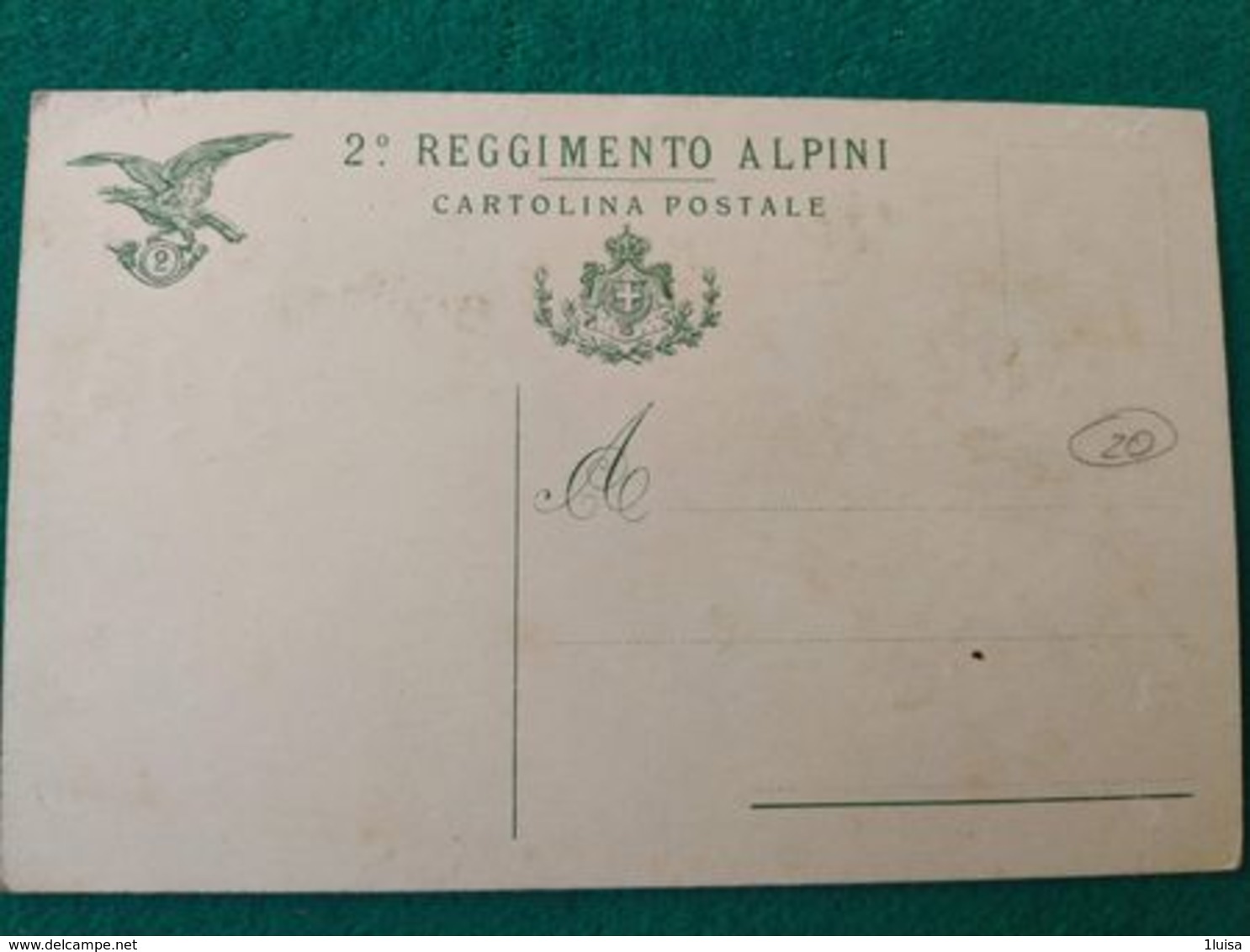 ITALIA 2° Reggimento Alpini - Guerra 1914-18