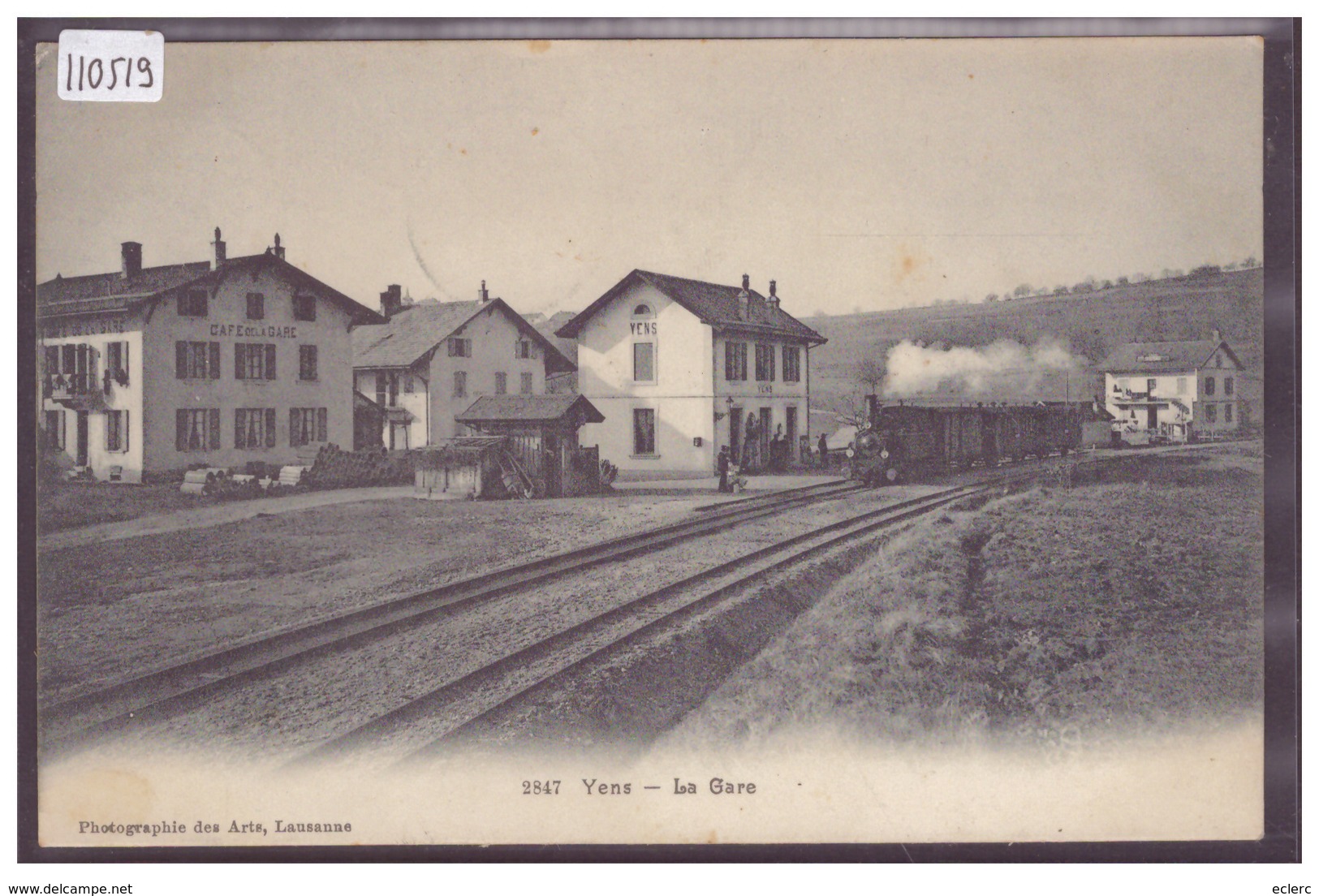 DISTRICT DE MORGES - YENS - LA GARE - TRAIN - BAHN - TB - Morges