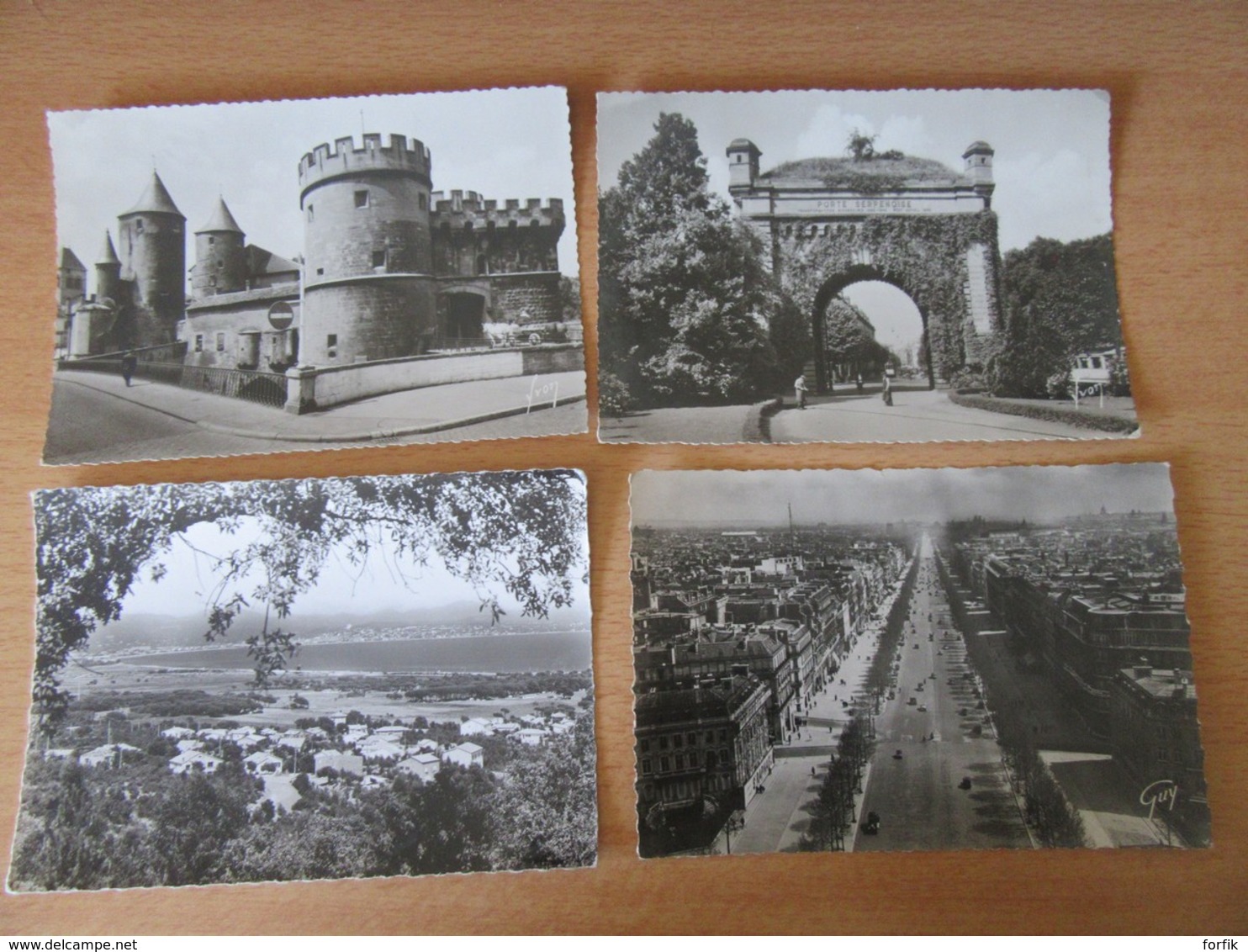 Lot De 9 CPSM Dont Metz, Nancy, Paris, Pau, Royat, St Raphaël - Cartes Photo Non-circulées - Certaines Animées - 5 - 99 Postcards