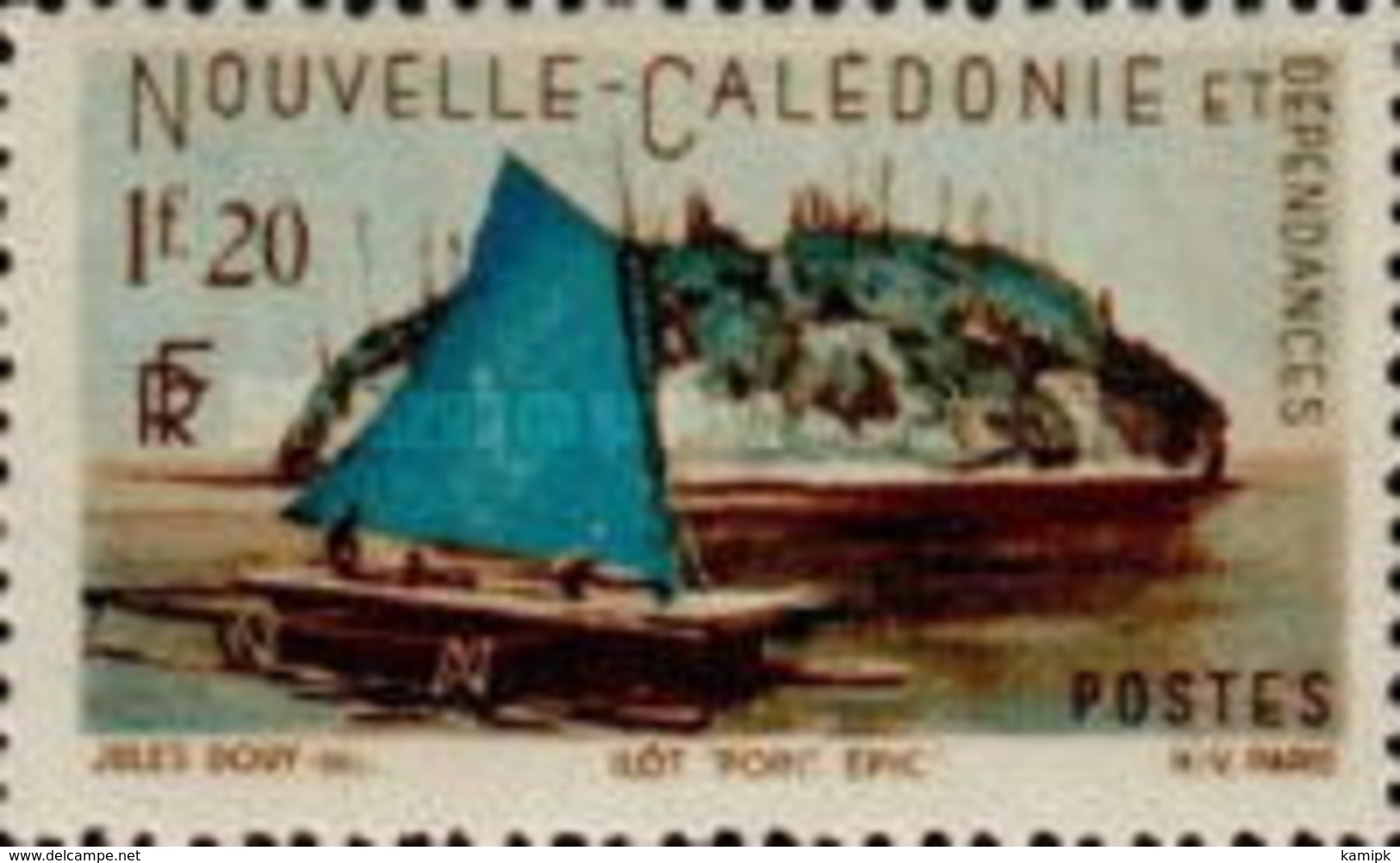 MH STAMPS New-Caledonia - Local Motives -1948 - Unused Stamps