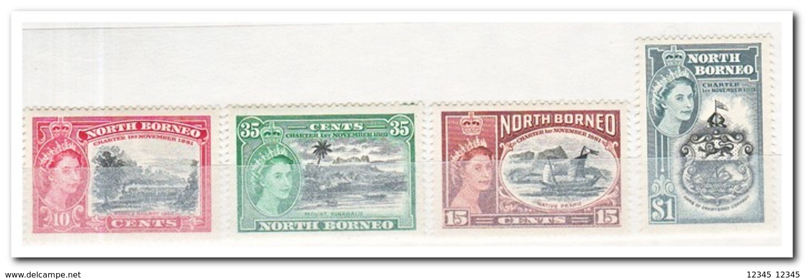 Noord Borneo 1956, Postfris MNH, 75th Anniversary Of The Founding Of The North Borneo Company - Maleisië (1964-...)