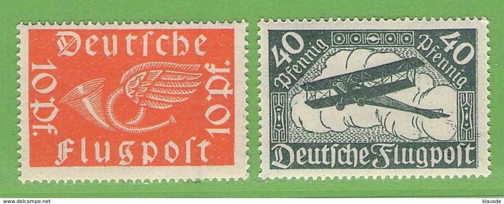 MiNr. 111-112  Xx Deutsches Reich - Ungebraucht