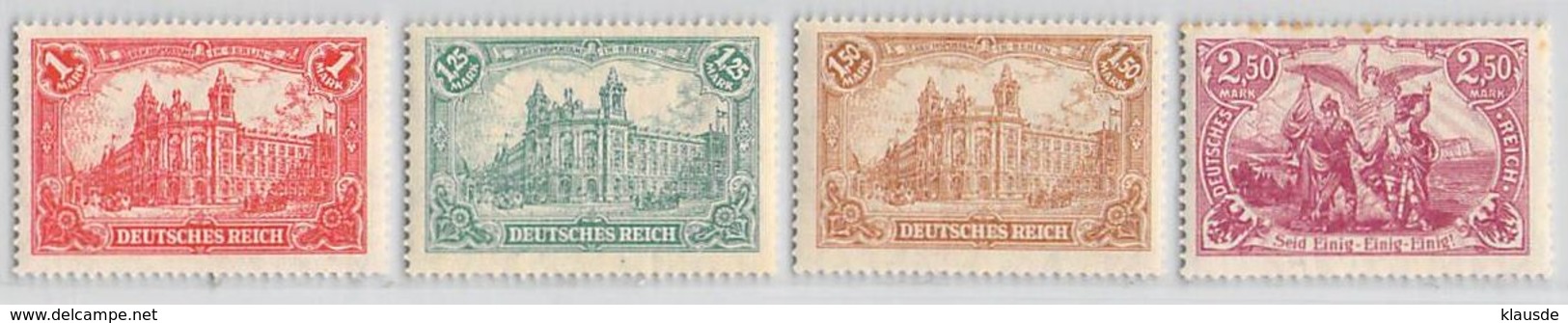 MiNr. A113-115 X Deutsches Reich - Ungebraucht