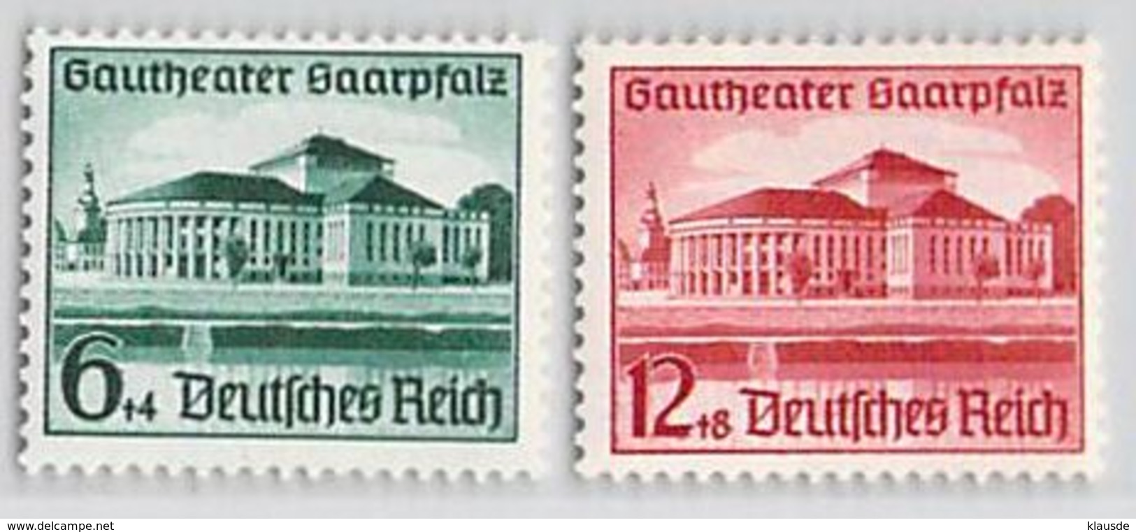 MiNr. 673-674 X Deutsches Reich - Ungebraucht