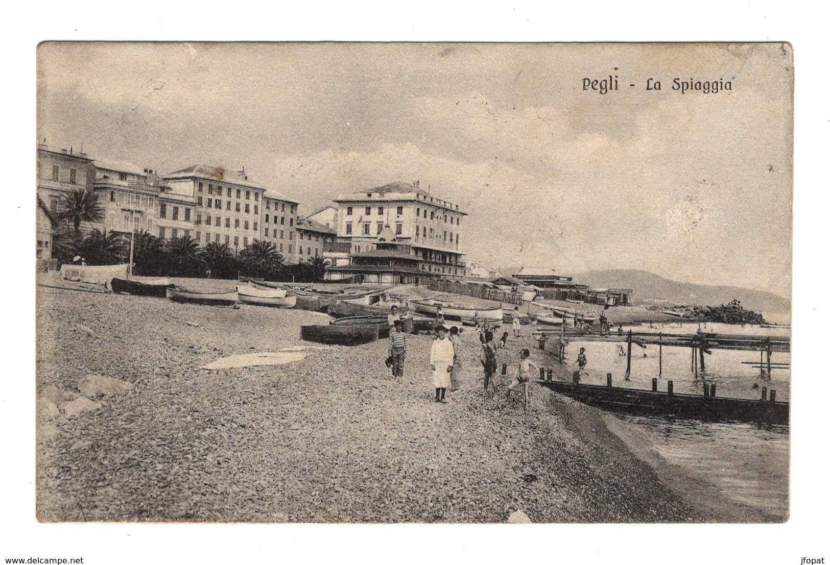 ITALIE - GENES, Pegli, La Spiaggia - Genova