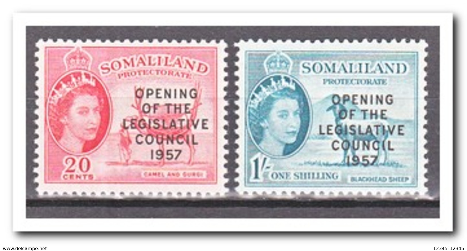 Somaliland 1957, Postfris MNH, Opening Of The Legislative Council 1957 - Somalië (1960-...)