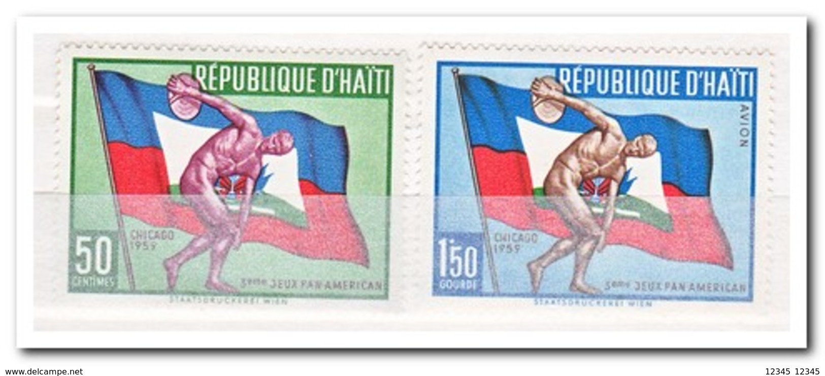 Haïti 1959, Postfris MNH, Panamerican Sport Games, Chicago - Ungebraucht