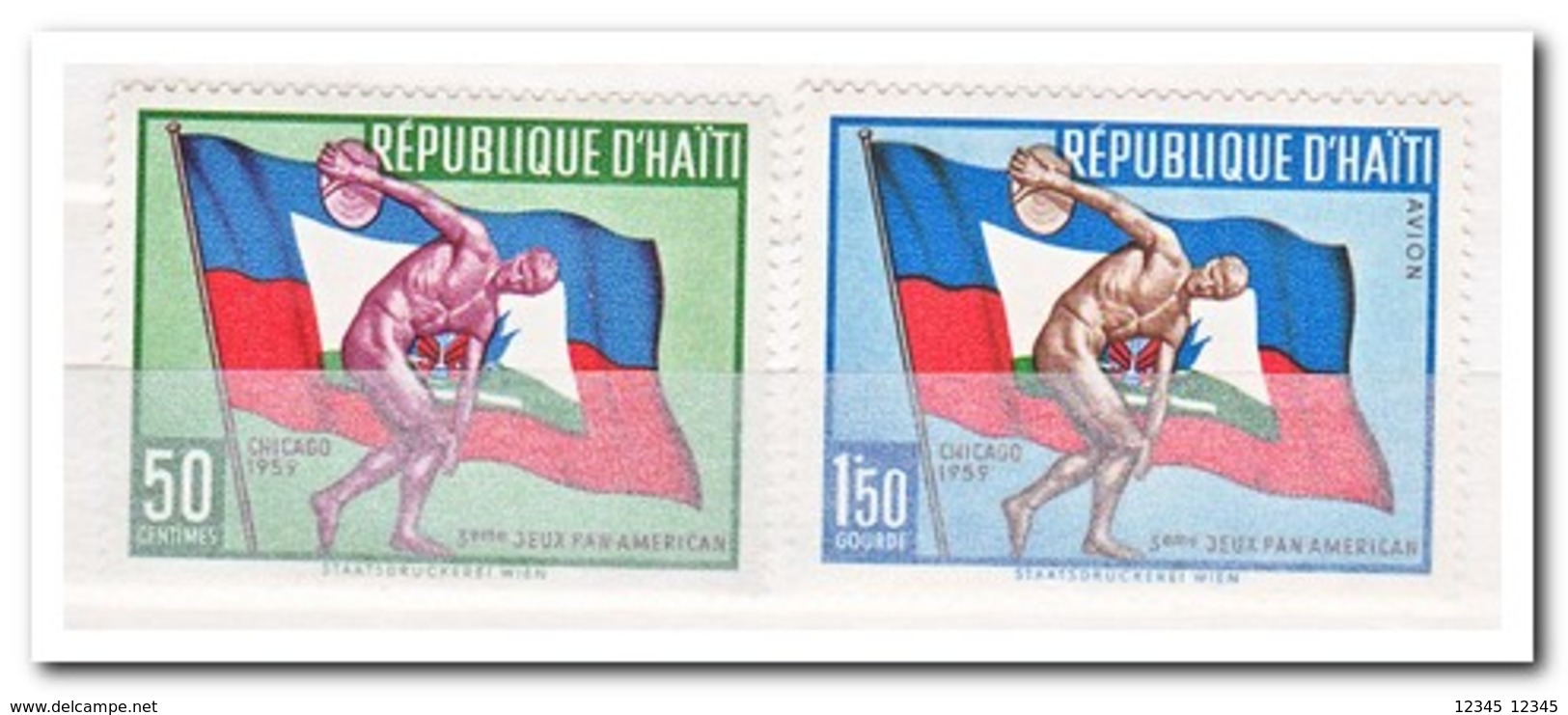 Haïti 1959, Postfris MNH, Panamerican Sport Games, Chicago - Neufs