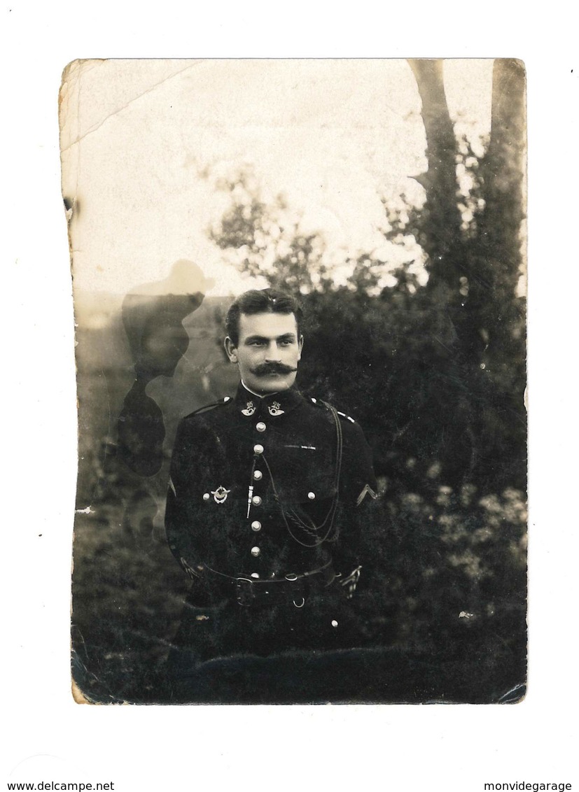 Homme En Tenue Militaire - Souvenir Mars,avril 1917 - 30 - Guerra, Militari