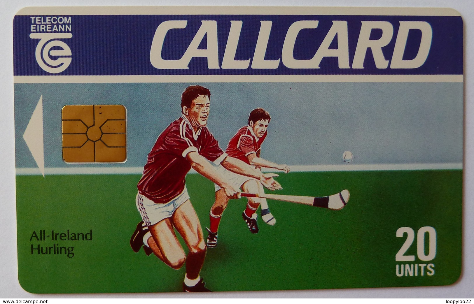 IRELAND - CallCard - Chip - Hurling - College Green - 20 Units - Mint - Irlanda