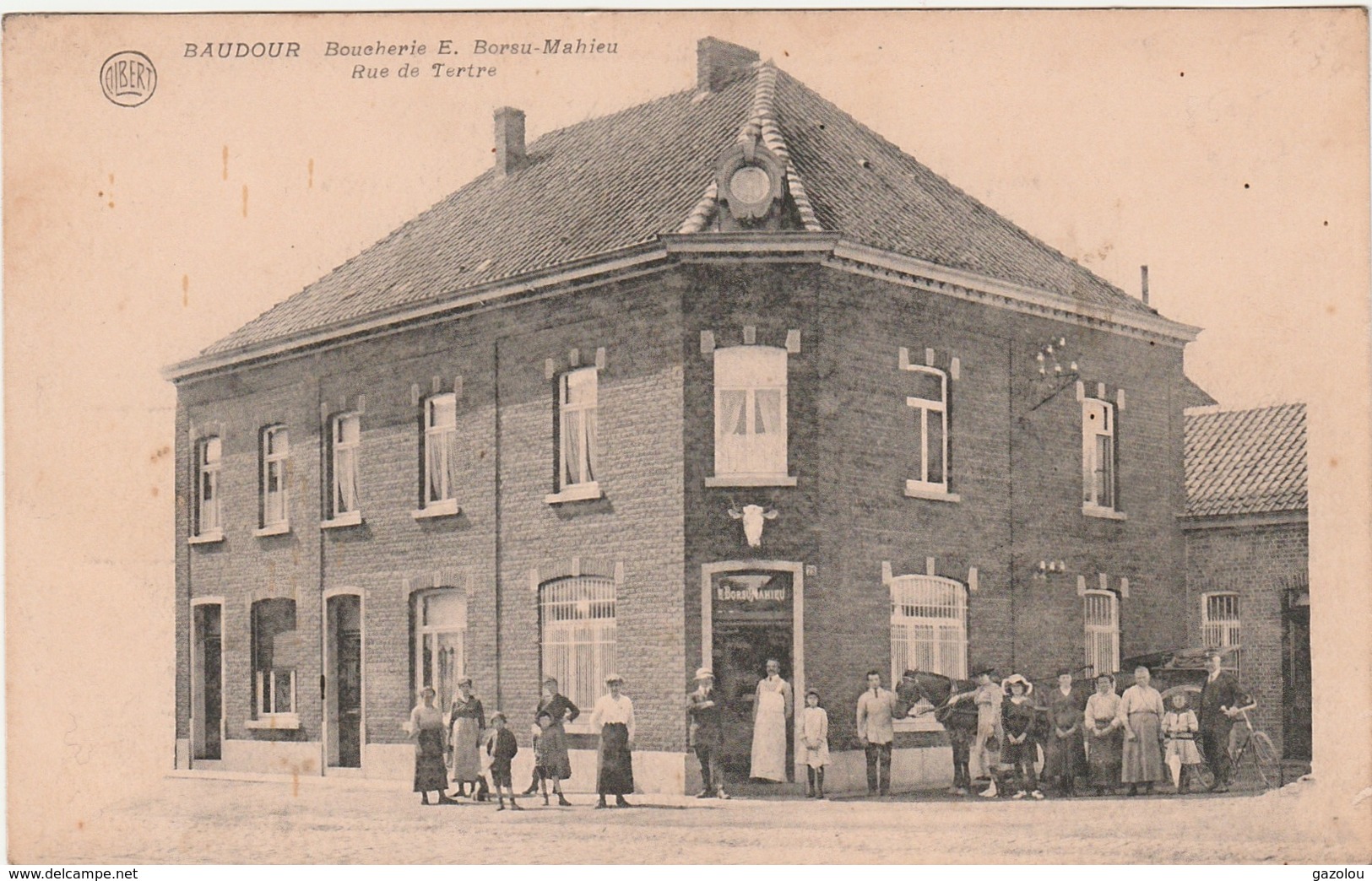 BAUDOUR. Prés De Tertre, Sirault Et Ghlin. BOUCHERIE Borsu-Mahieu, Rue De Tertre. Voir 2 Scans - Autres & Non Classés