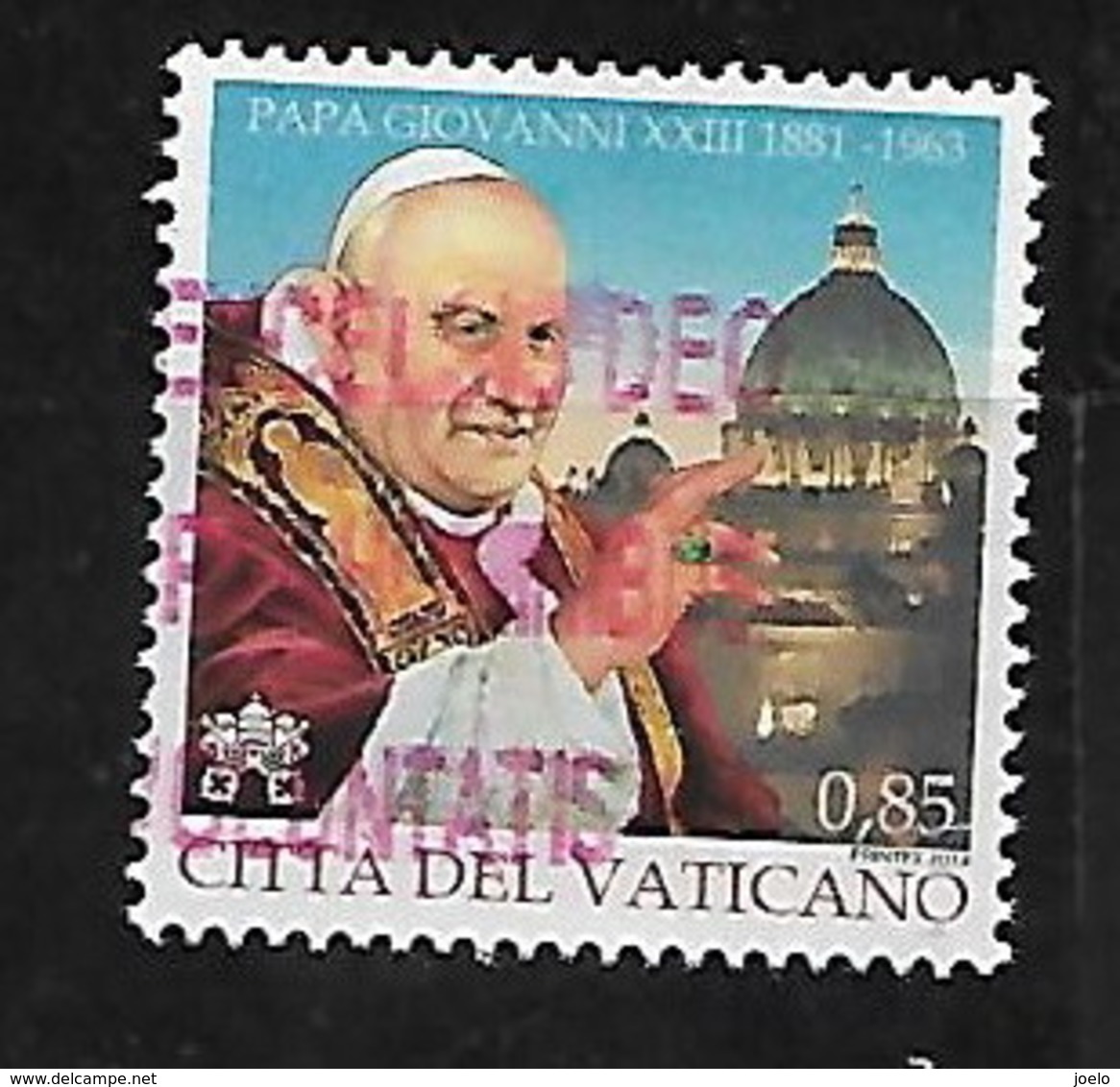 VATICAN 2013 POPE JOHN XXlll 5Oth ANNIV OF DEATH - Used Stamps