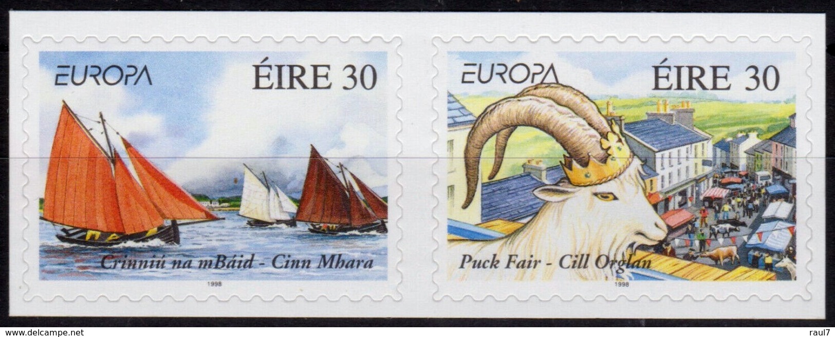 EUROPA 1998 - Irlande - 2 Val Adhésives Neufs // Mnh - 1998