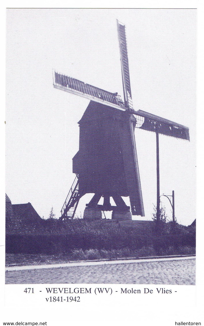 Wevelgem: Molen De Vlies ( 2 Scans) - Wevelgem