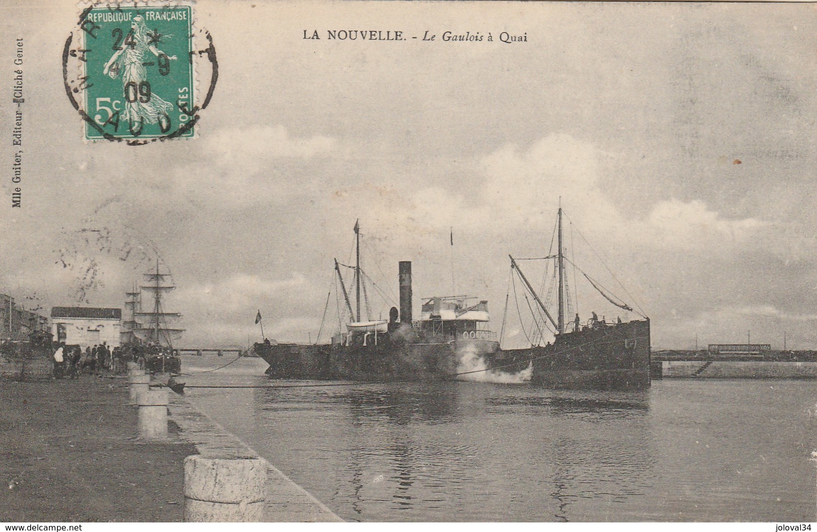 Aude - LA NOUVELLE - Le Gaulois à Quai - Bateau - Port La Nouvelle