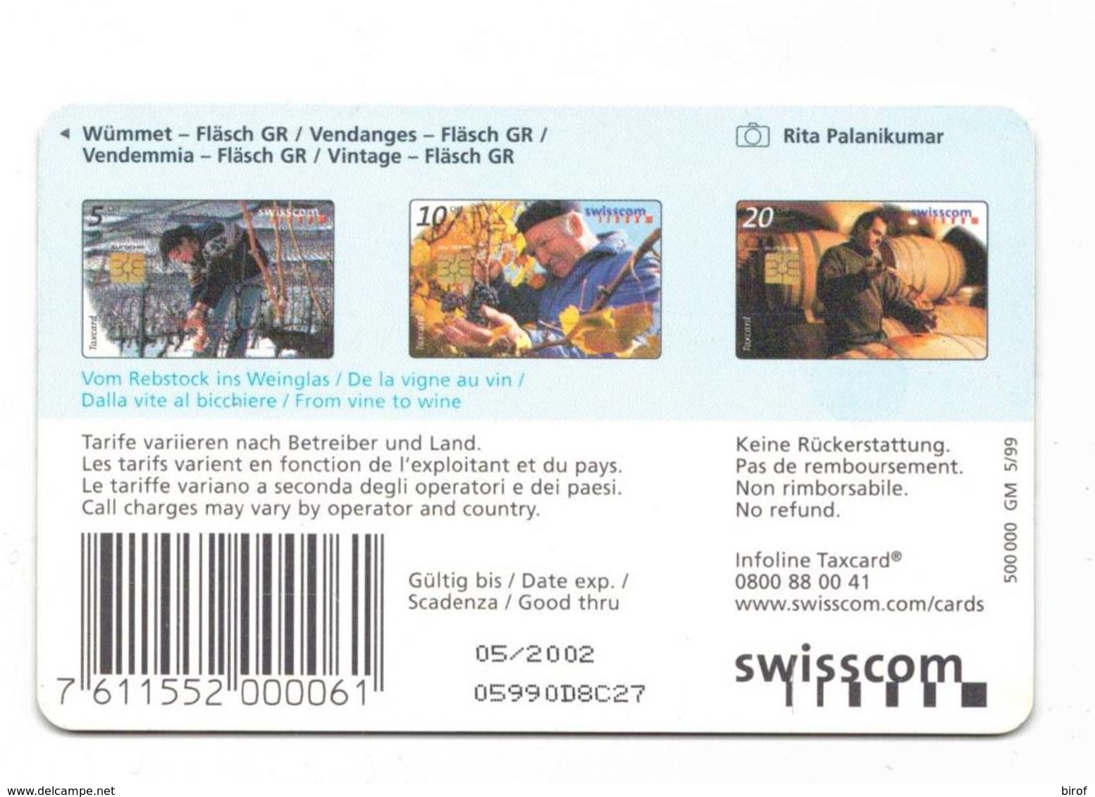 TESSERA TAXCARD 10 CHF  ( SVIZZERA ) - Suisse