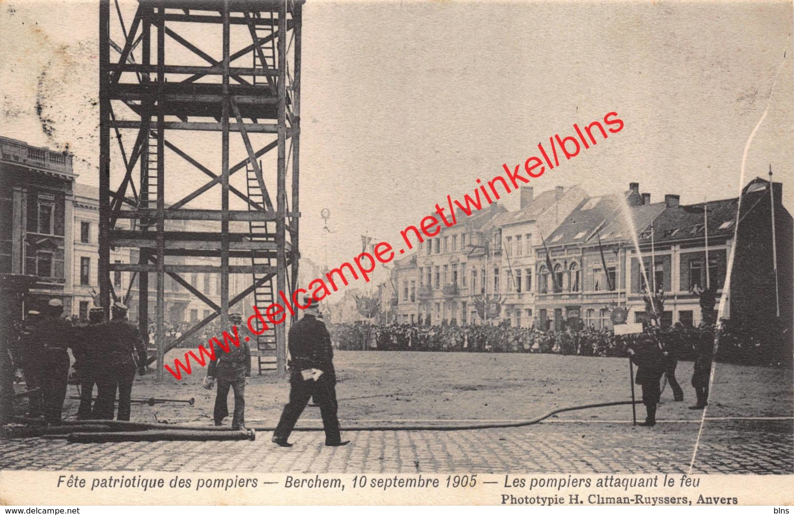 Fête Patriotique Des Pompiers - Berchem - 10 Septembre 1905 - Antwerpen - Antwerpen