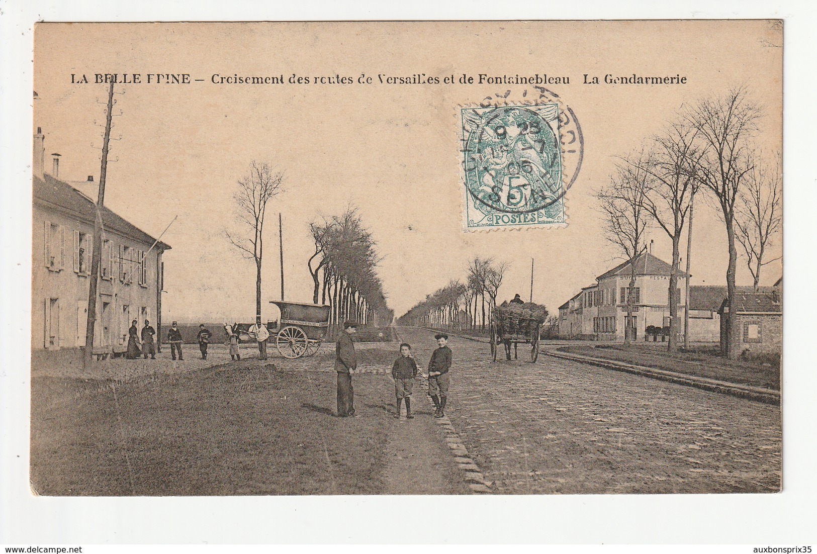 LA BELLE EPINE - CROISEMENT DES ROUTES DE VERSAILLES ET DE FONTAINEBLEAU - LA GENDARMERIE - 94 - La Belle Epine