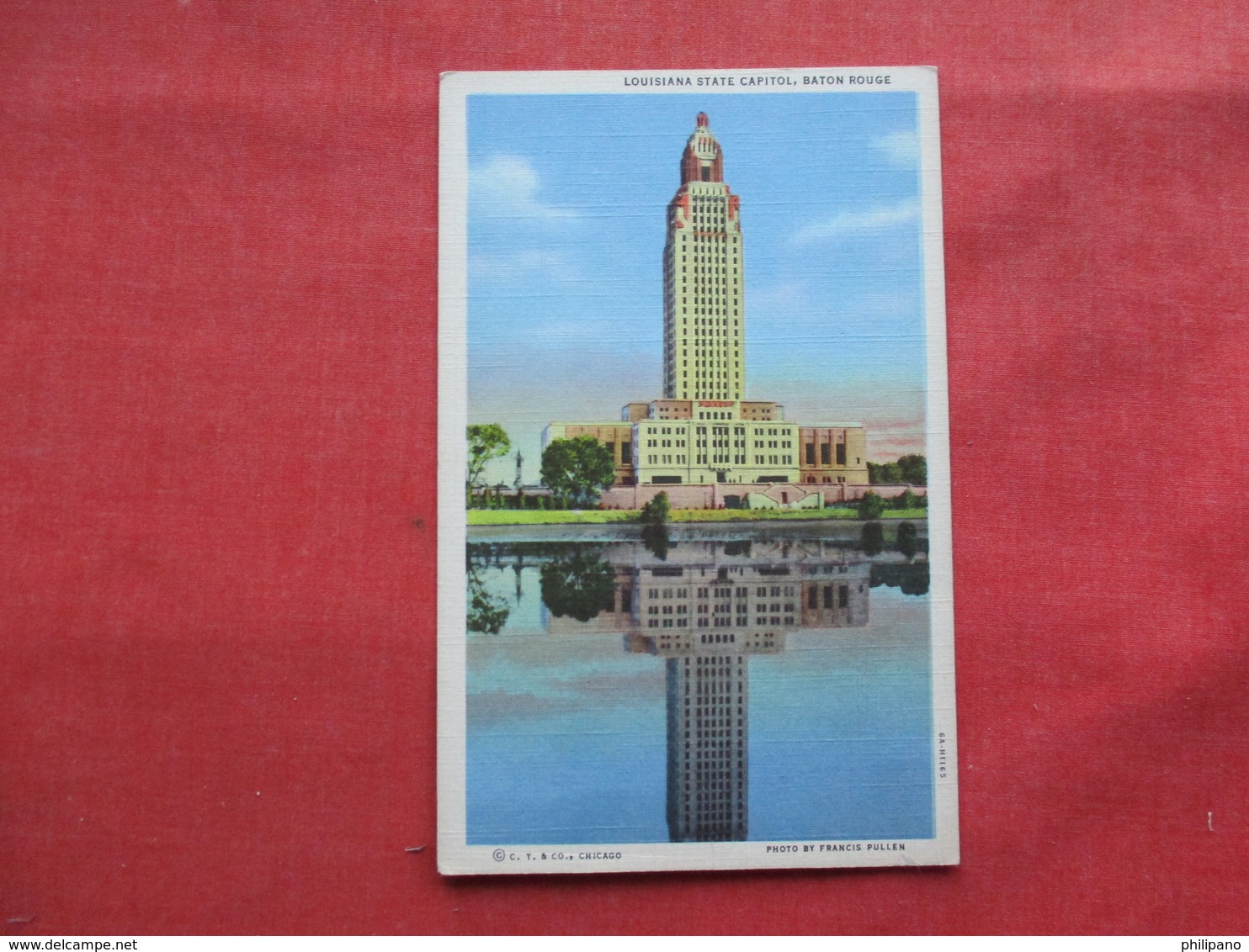 Sate Capitol Reflection In Water   Louisiana > Baton Rouge > Ref 3234 - Baton Rouge