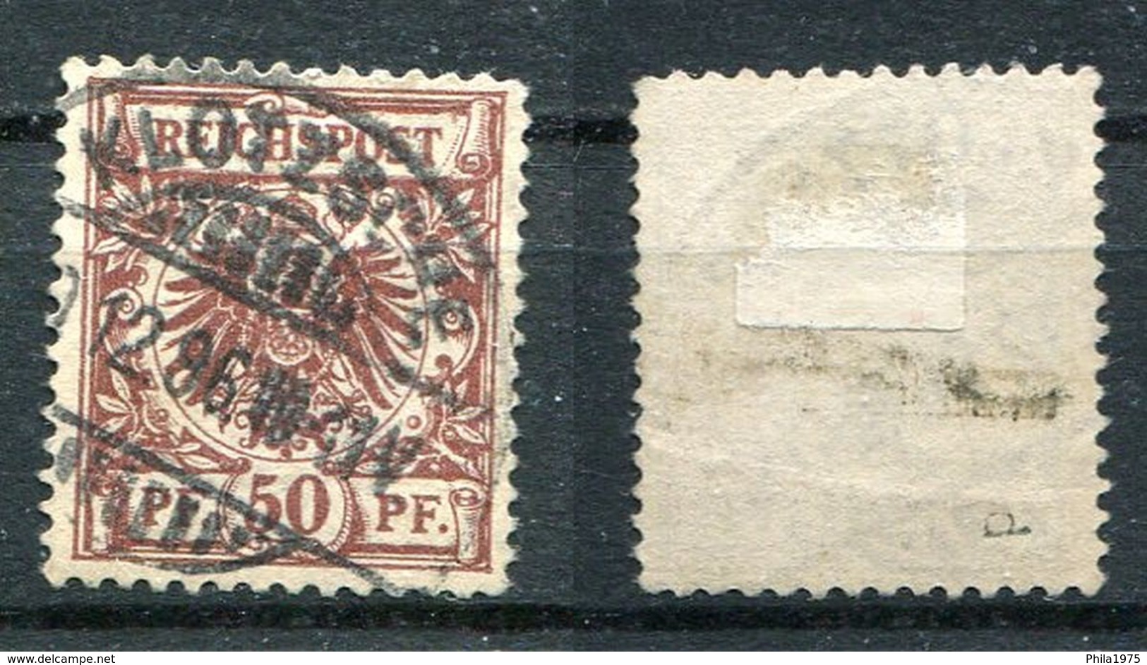 Deutsches Reich Michel-Nr. 50d Vollstempel - Geprüft - Gebraucht