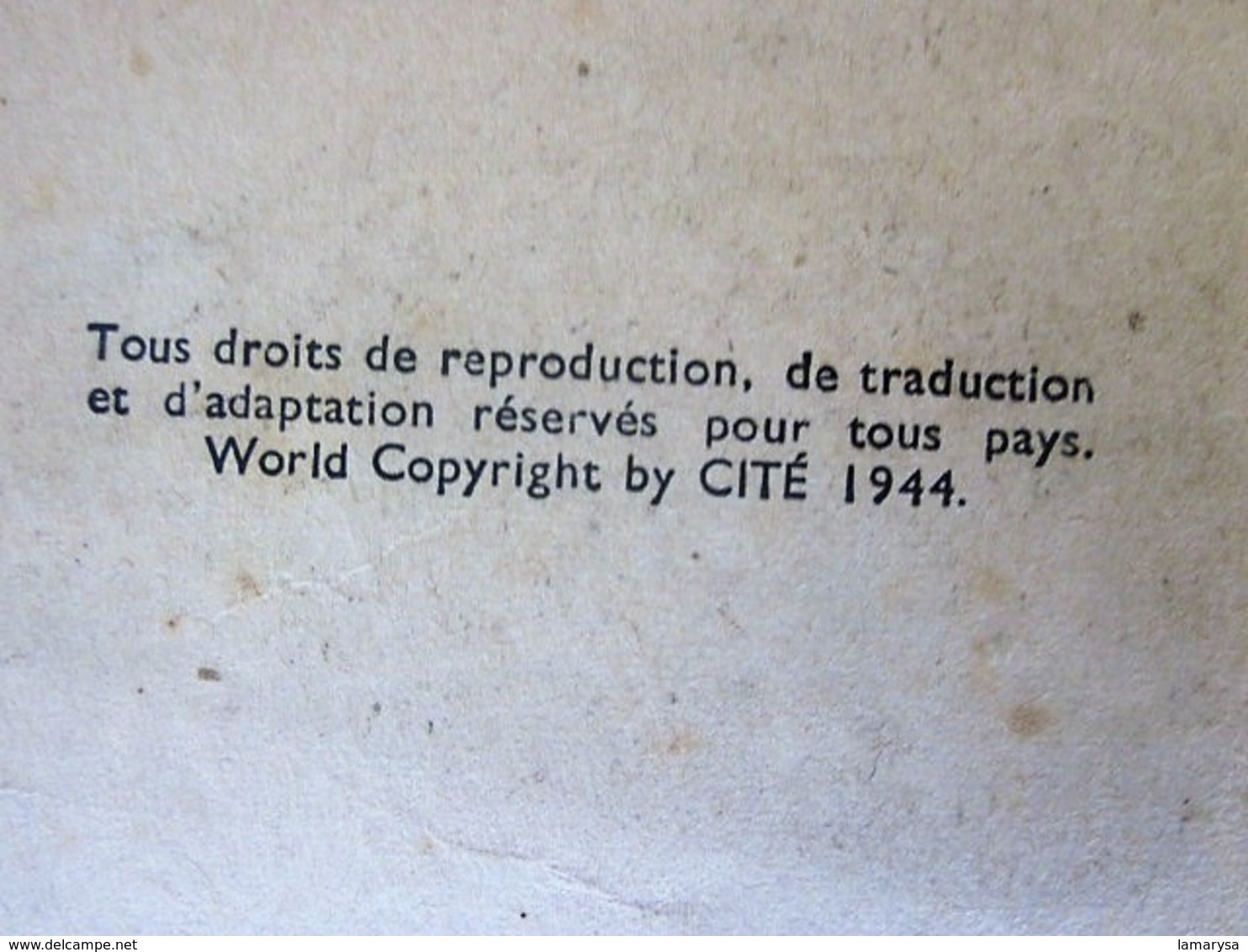1944 L’ÉNIGME DU MATTO-GROSSO BD Bande Dessinée Sélection PROUESSES 5 Avenue Mac-Mahon Paris 17 - First Copies