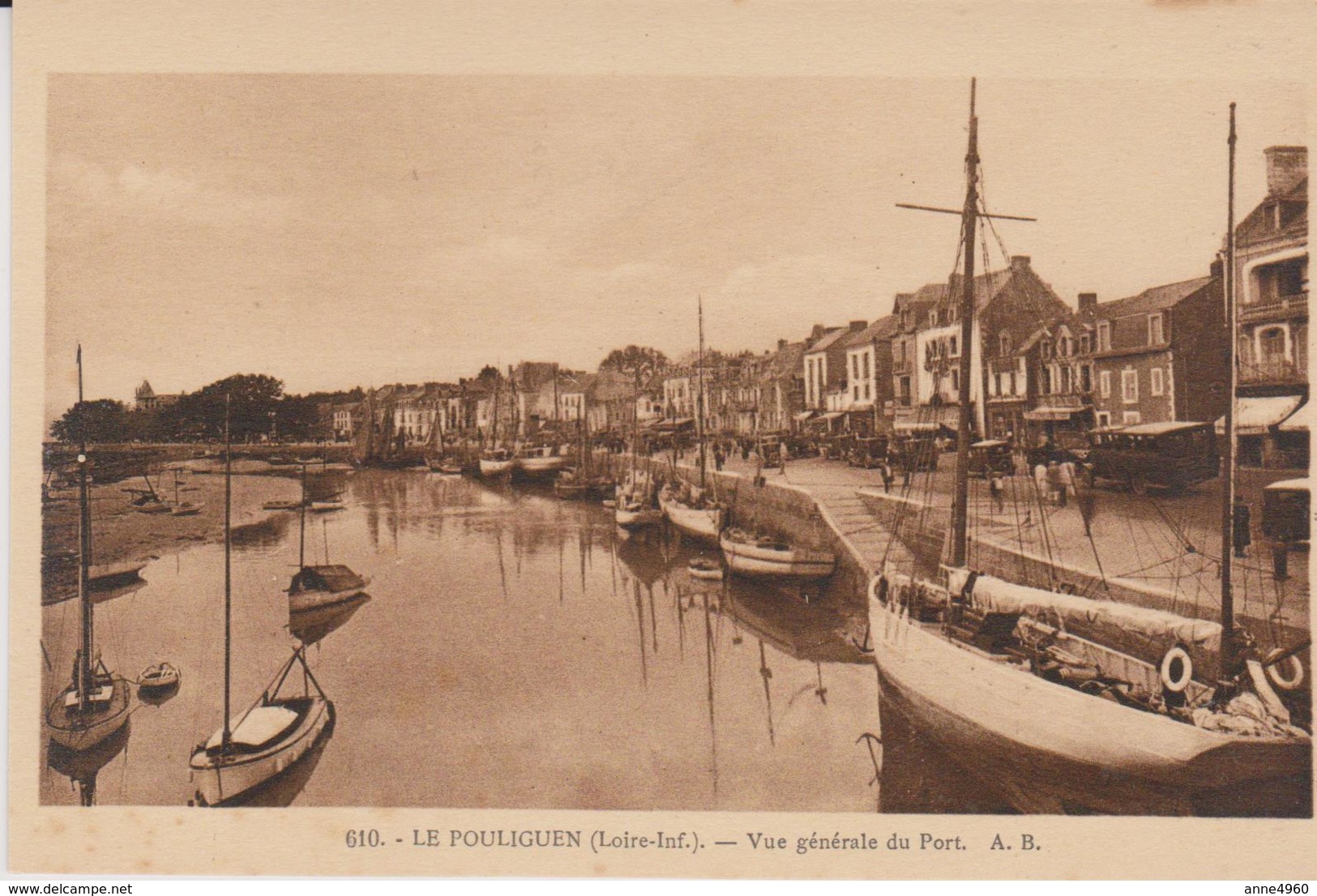 44 - LE POULIGUEN VUE GENERALE DU  PORT - Le Pouliguen