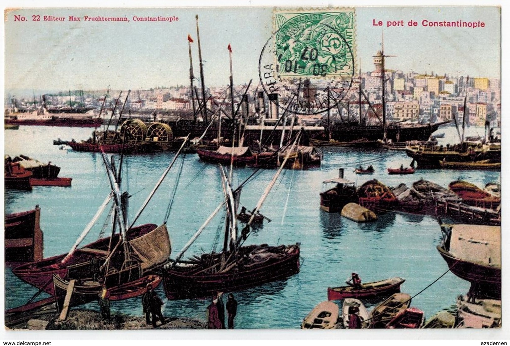 CONSTANTINOPLE  Le Port - Türkei