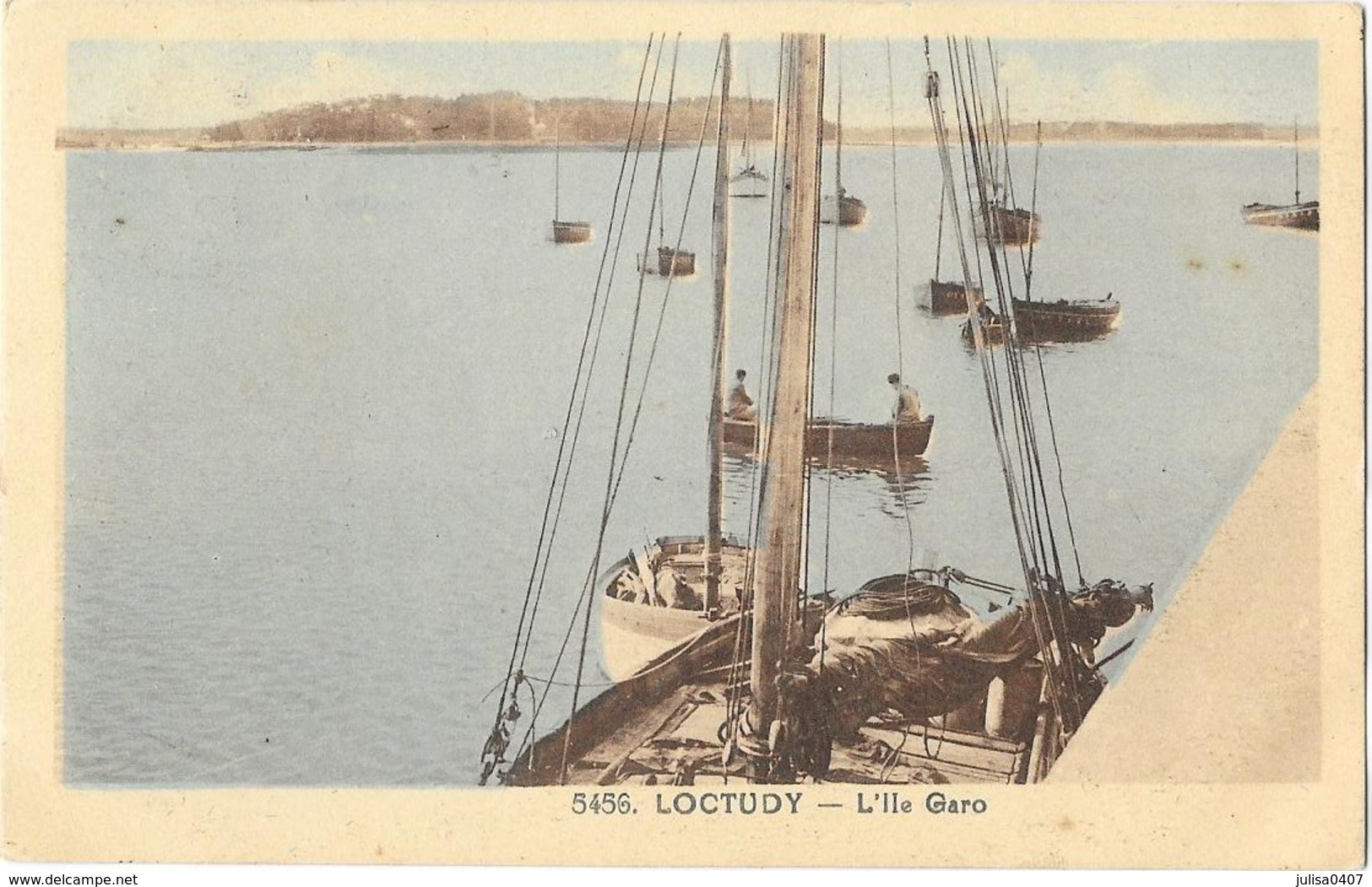 LOCTUDY (29) L'Ile Garo Bateau - Loctudy