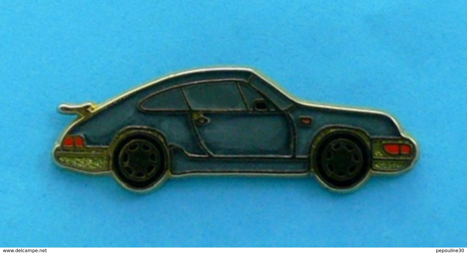 1 PIN'S //  ** PORSCHE 911 / CARRERA ** . (Ballard Made In France) . Attaches Double - Porsche