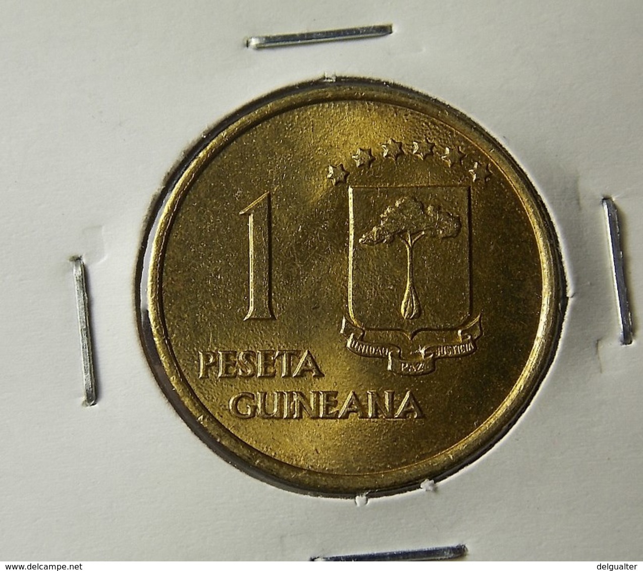 Equatorial Guinea 1 Peseta 1969 Varnished - Guinea Equatoriale