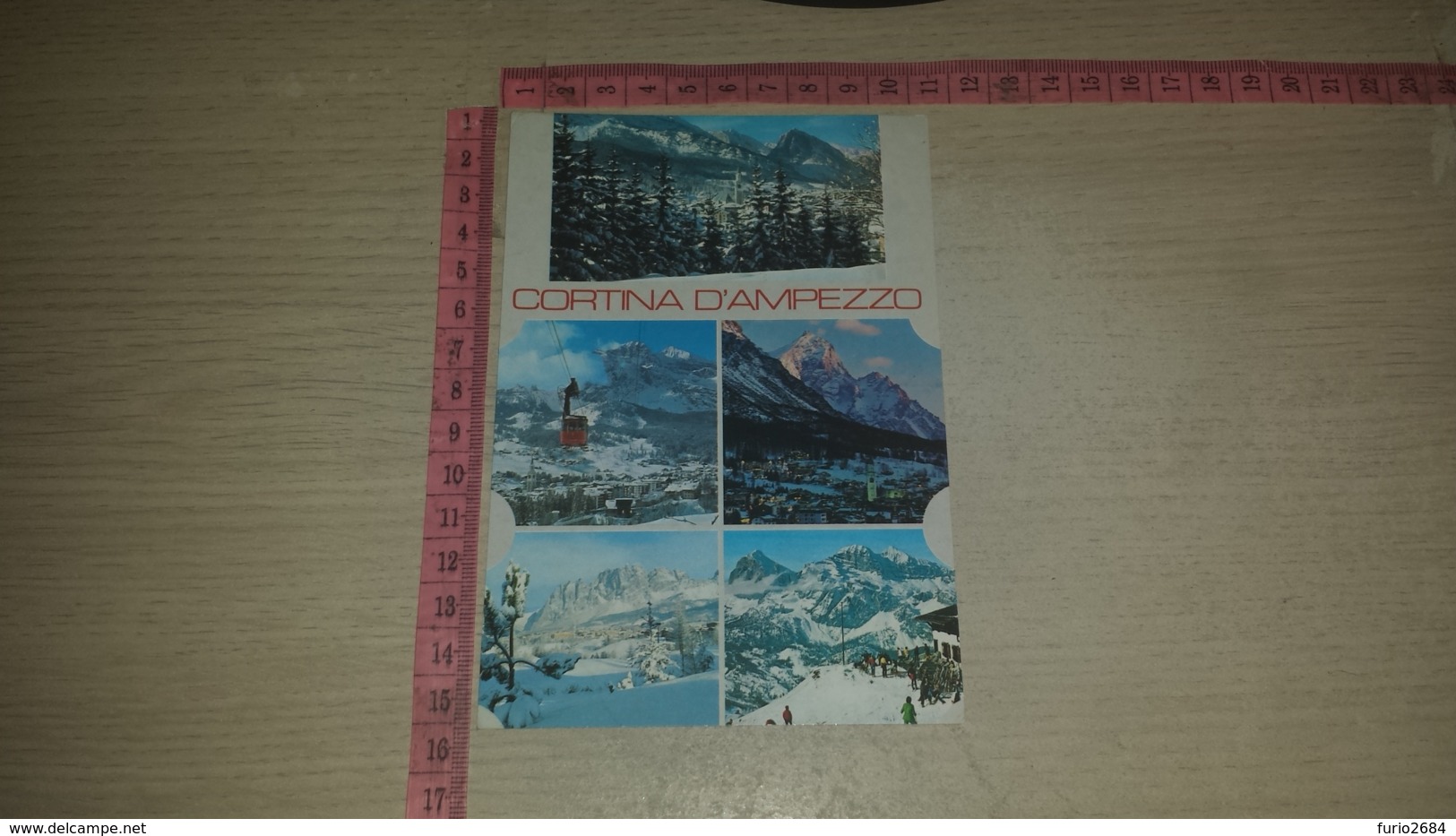 C-70734 CORTINA D'AMPEZZO PANORAMA VARIE VEDUTE FUNIVIA - Altri & Non Classificati