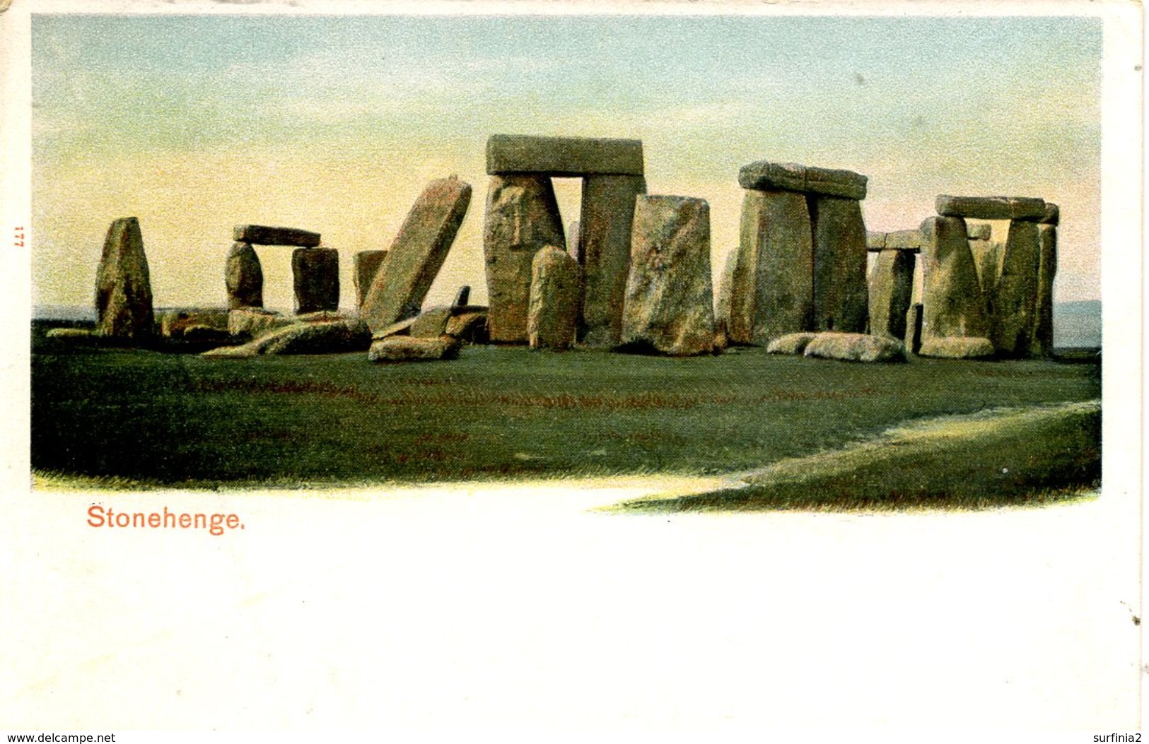 WILTS - STONEHENGE - EARLY UNDIVIDED BACK Wi161 - Stonehenge