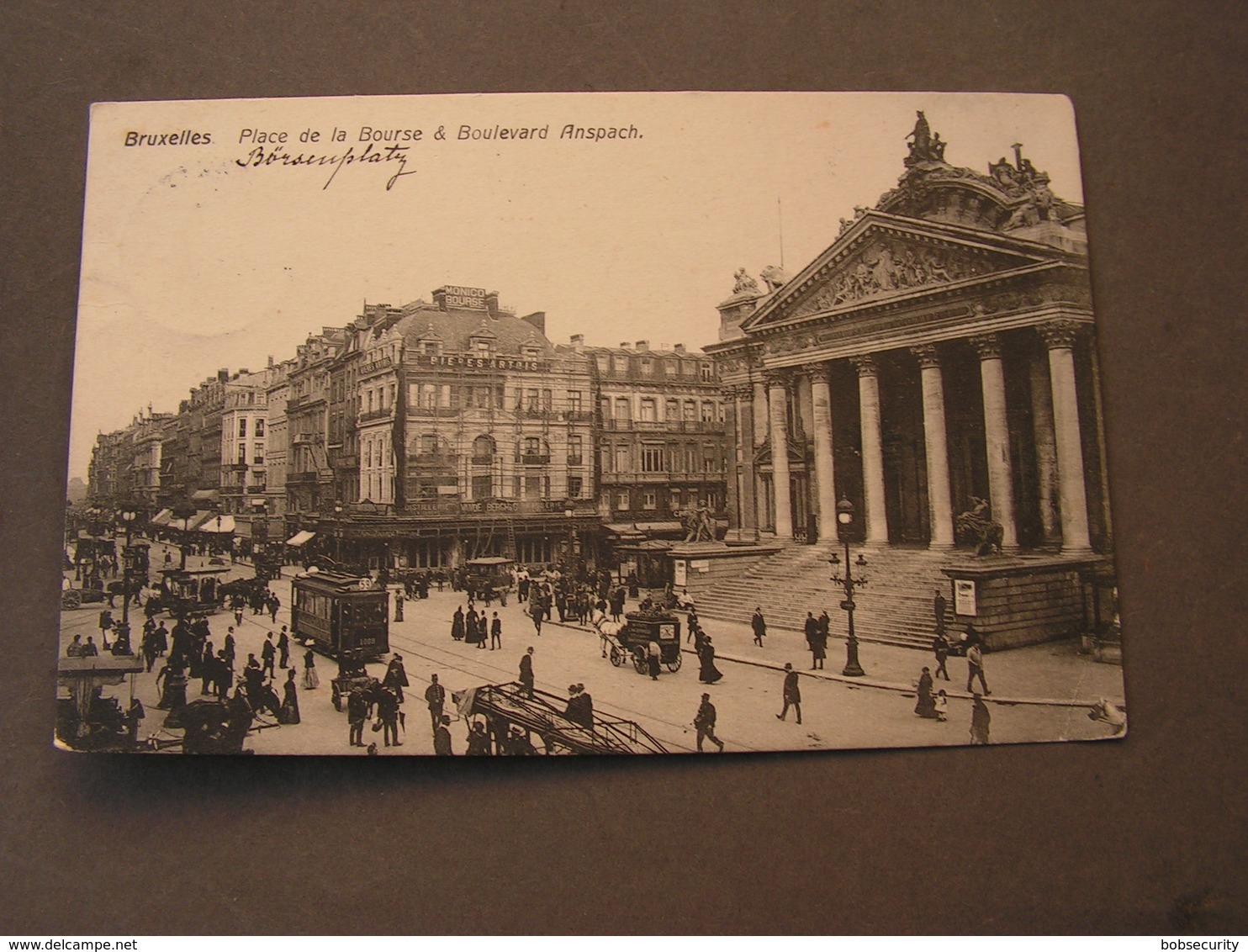 Bruxelles ,  Bourse 1918 - Monuments, édifices