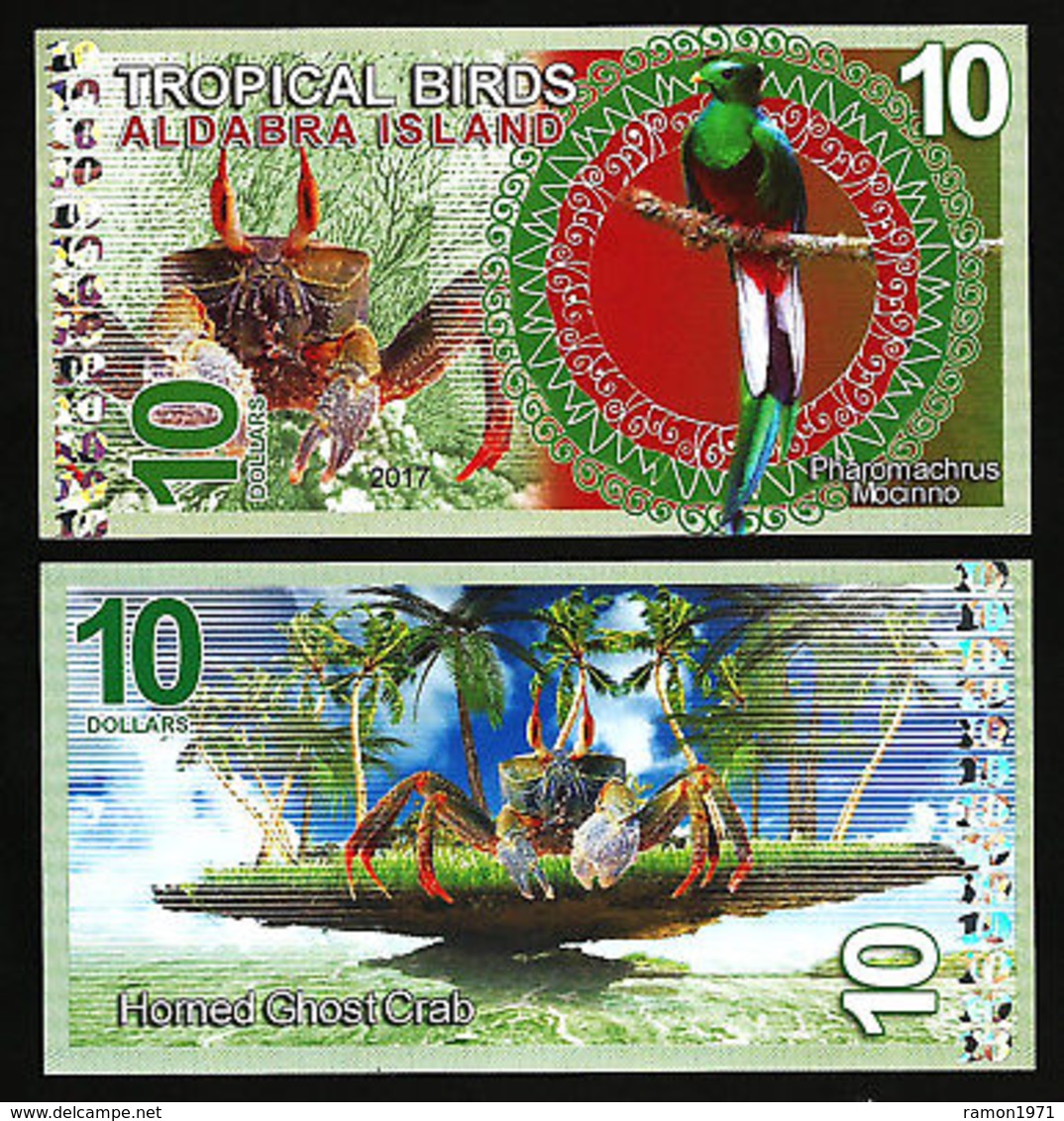 Aldabra Island (Seychelles) - 10 Dollars 2017 UNC - Seychelles