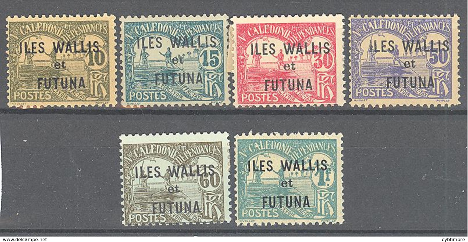 Wallis Et Futuna: Yvert N° Taxe 1/8*; 6 Valeurs - Portomarken