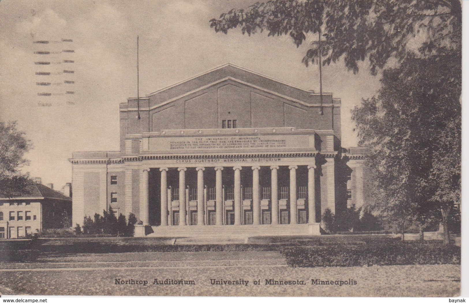 USA117   -   UNIVERSITY OF MINNEAPOLIS  ~~  NORTHROPAUDITORIUM  ~  1953 - Minneapolis