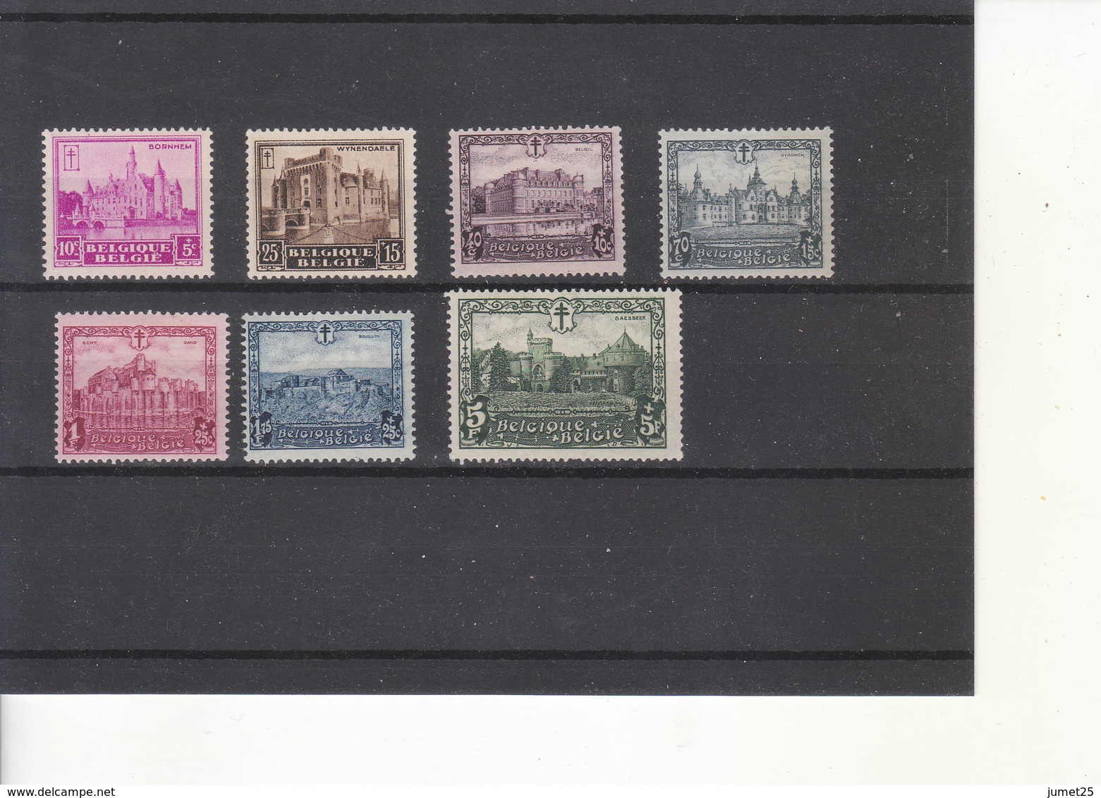 308/14* Charnière - Antituberculeux Série Dite Les Châteaux - Unused Stamps