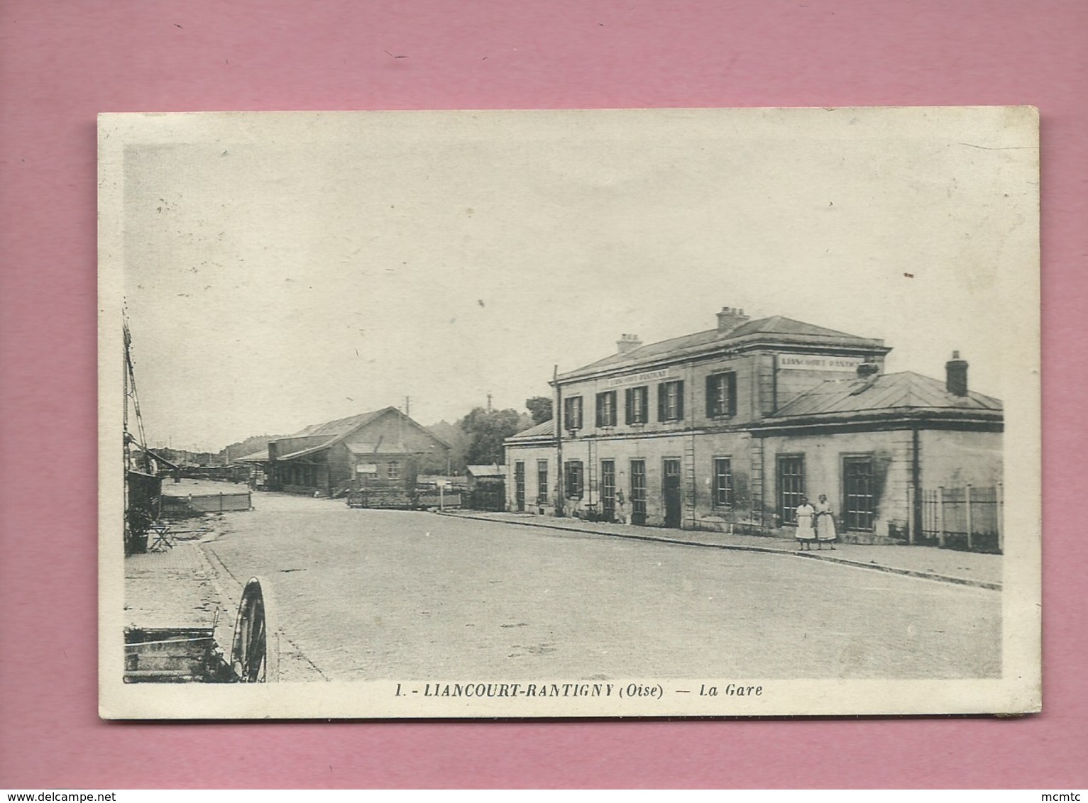 CPA   - Liancourt Rantigny  - La Gare - Liancourt