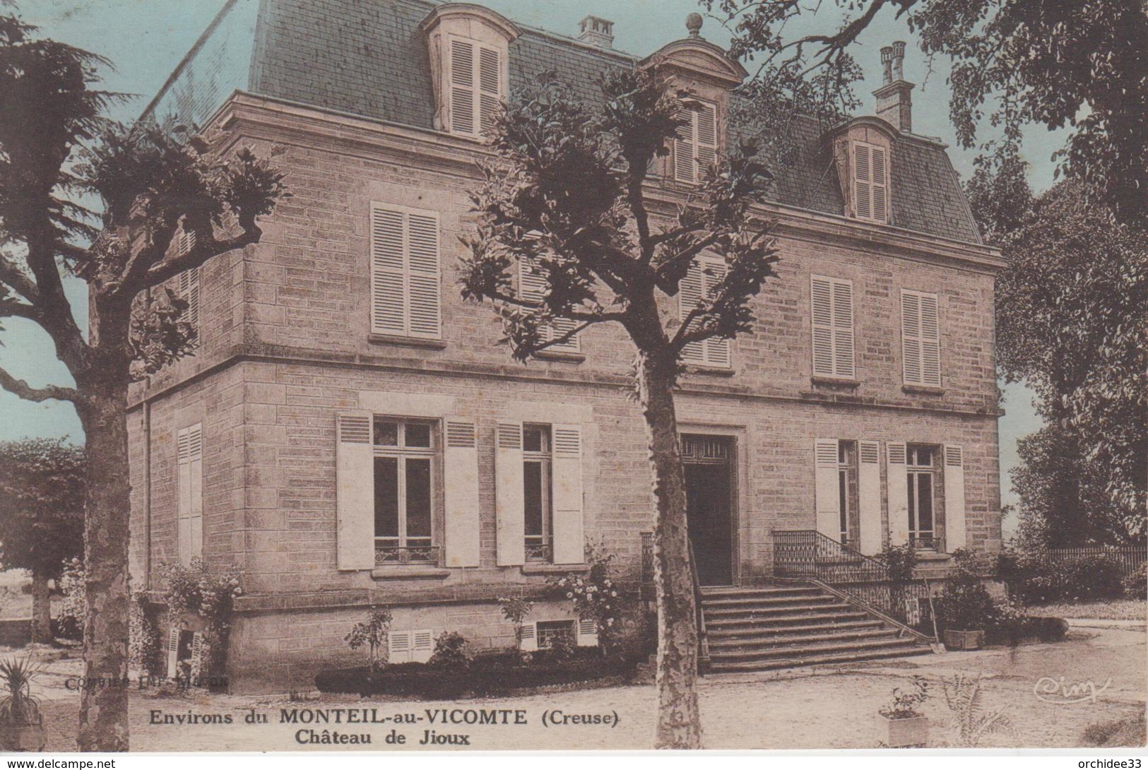 CPA Environs Du Monteil-au-Vicomte - Château De Jioux (Gioux) - Autres & Non Classés