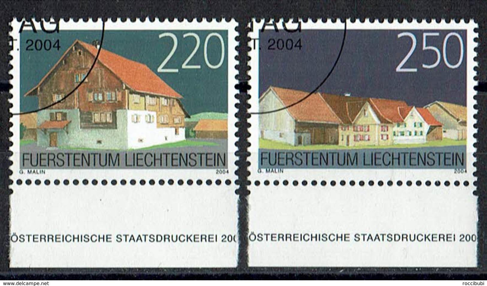 Liechtenstein 2004 # Mi. 1355/1356 O - Oblitérés