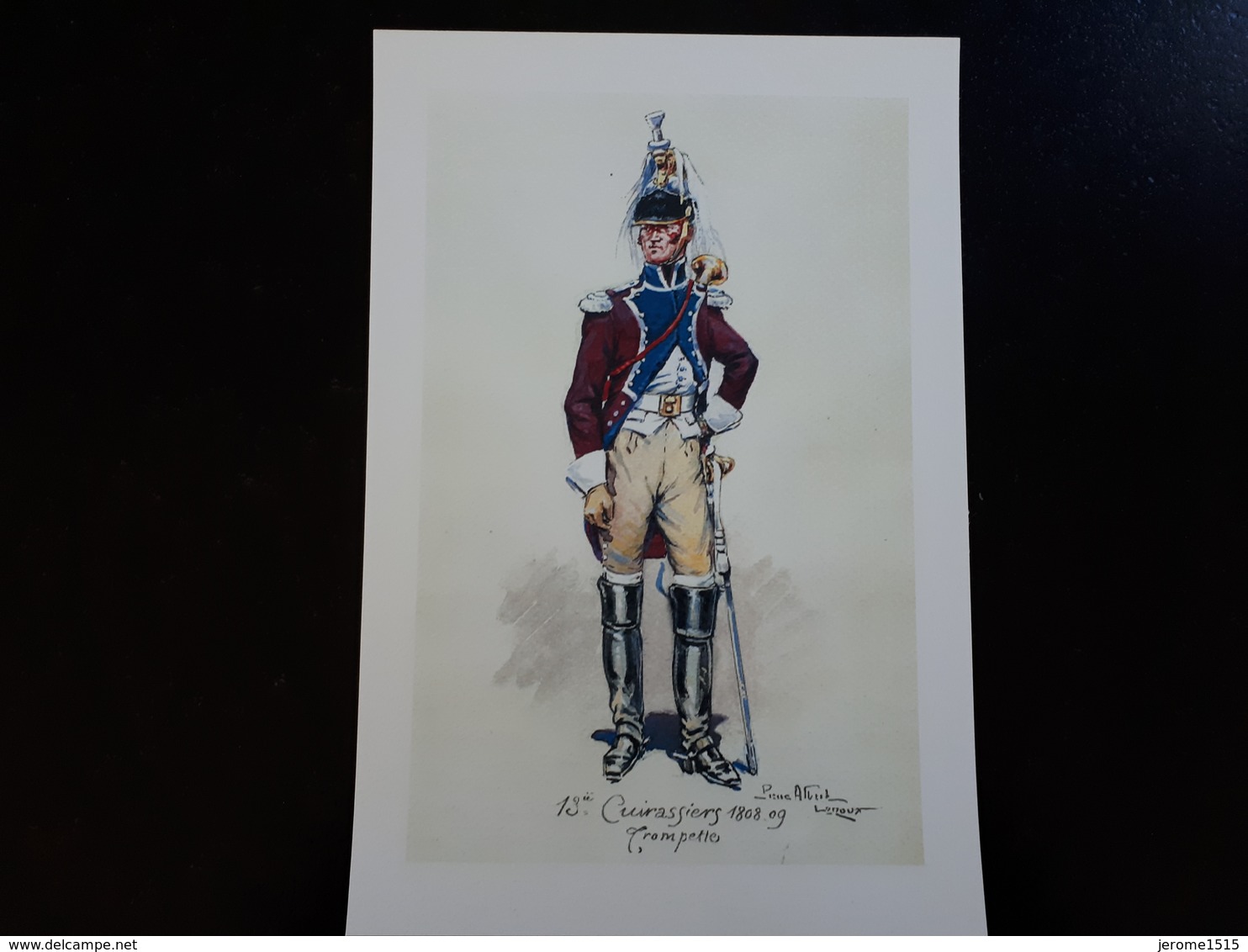 Affiche : Trompette Du 13 ème Cuirassiers 1808 Premier Empire & - Autres & Non Classés
