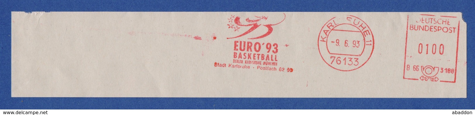 BRD AFS - KARLSRUHE, EURO`93 Basketball 1993 - Basketball