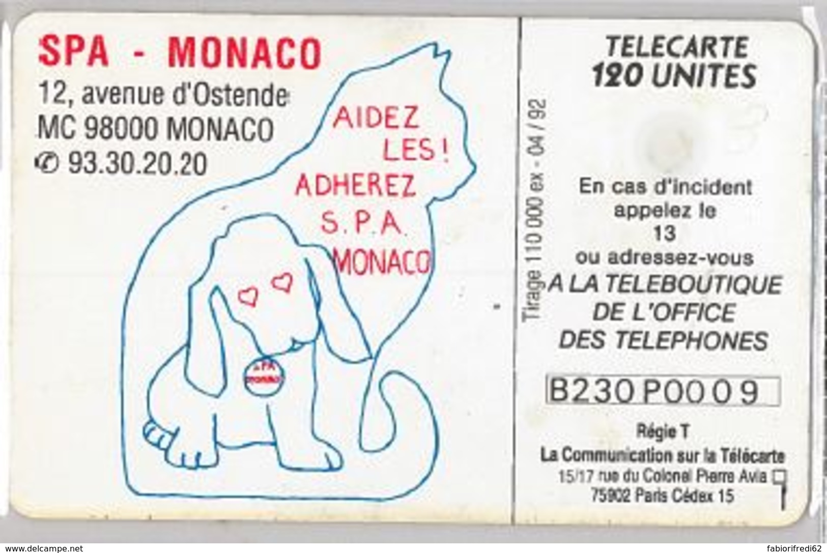 PHONE CARD-MONACO (E45.6.6 - Monace