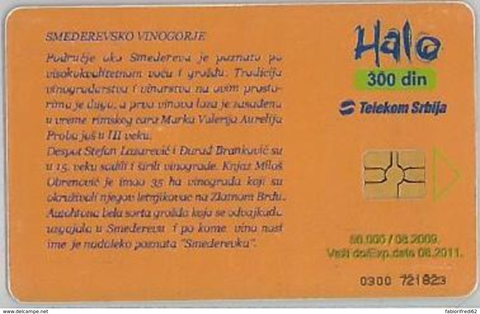 PHONE CARD-SERBIA (E45.8.2 - Jugoslavia