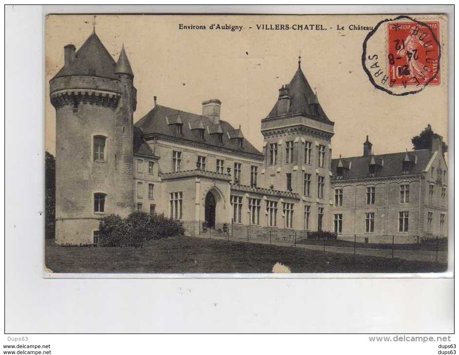 Environs D'Aubigny - VILLERS CHATEL - Le Château - Très Bon état - Autres & Non Classés