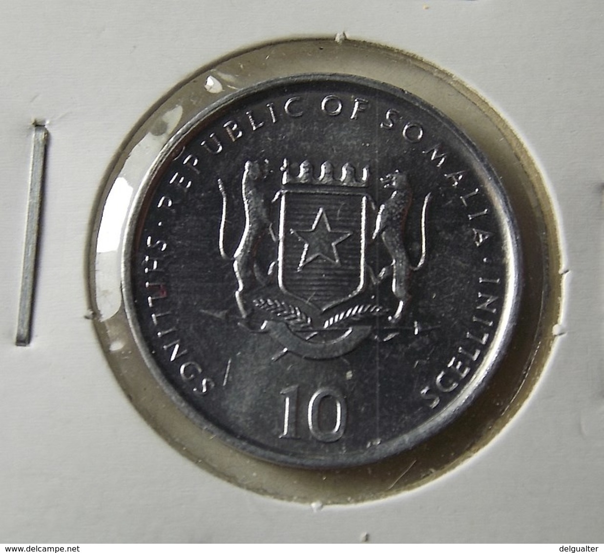 Somalia 10 Shillings 2002 Varnished - Somalië