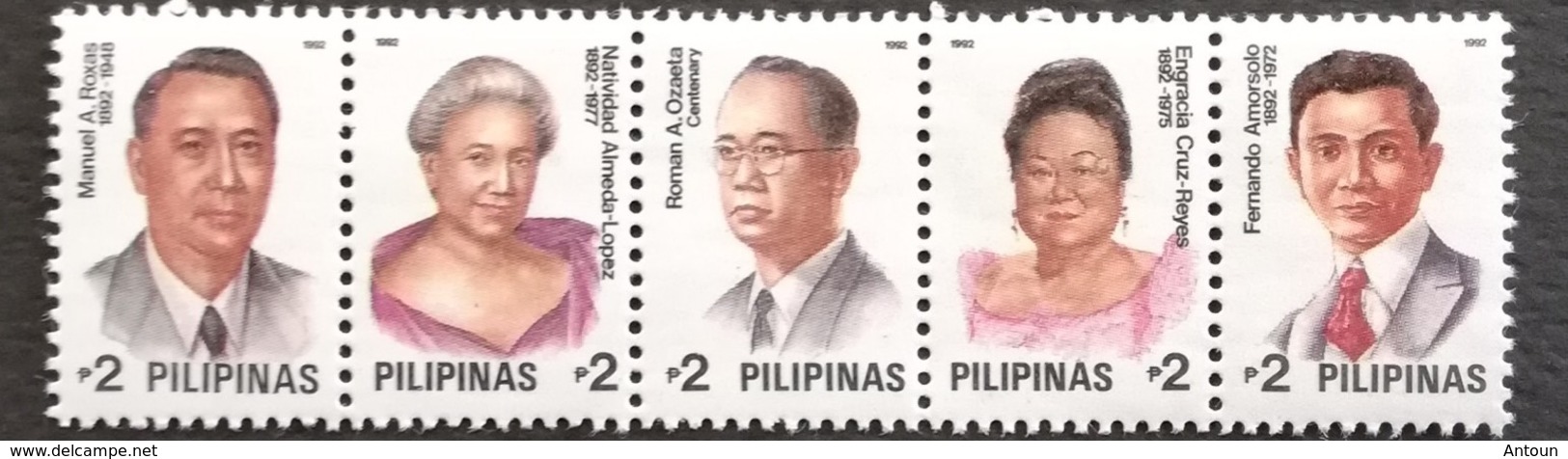Philippines  1992 Great Filipinos - Oceania (Other)