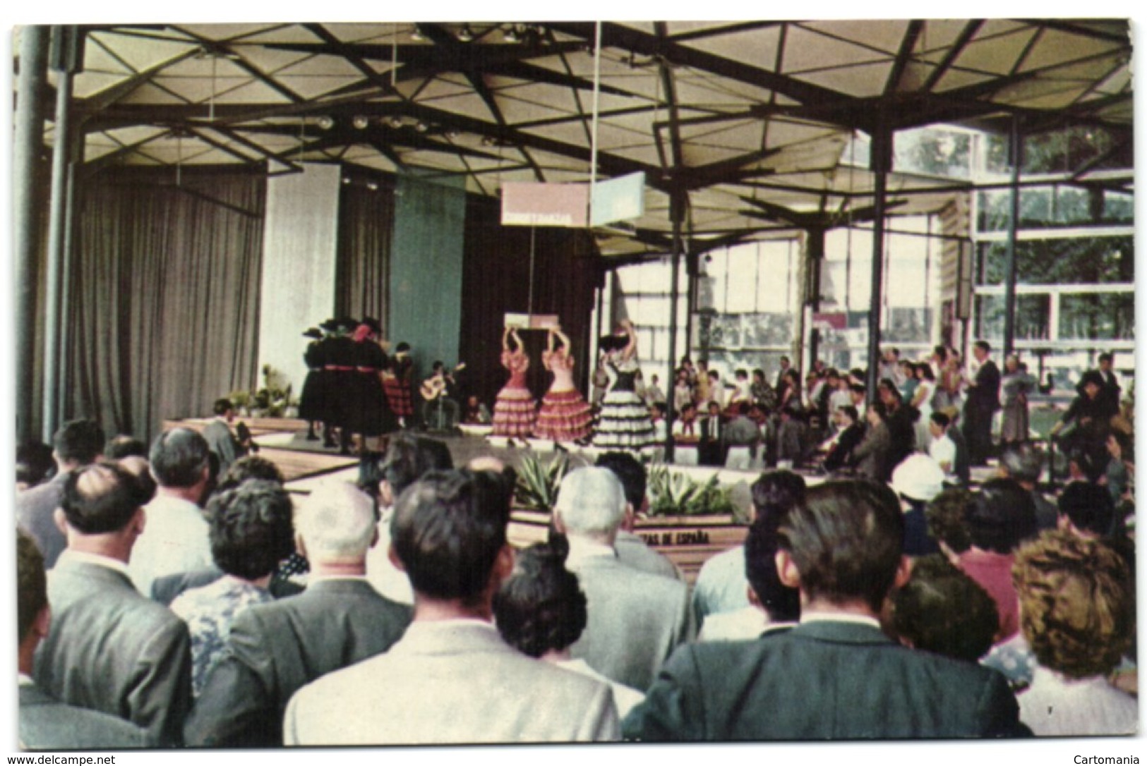 Exposicion Universal E Internacional De Bruselas 1958 - Danzas De Espana En El Pebllon - Universal Exhibitions