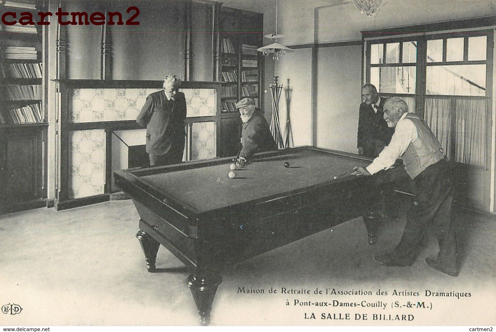 BILLARD POOL SNOOKER BILLIARD PONT AUX DAMES MAISON DE RETRAITES SPORT - Other & Unclassified